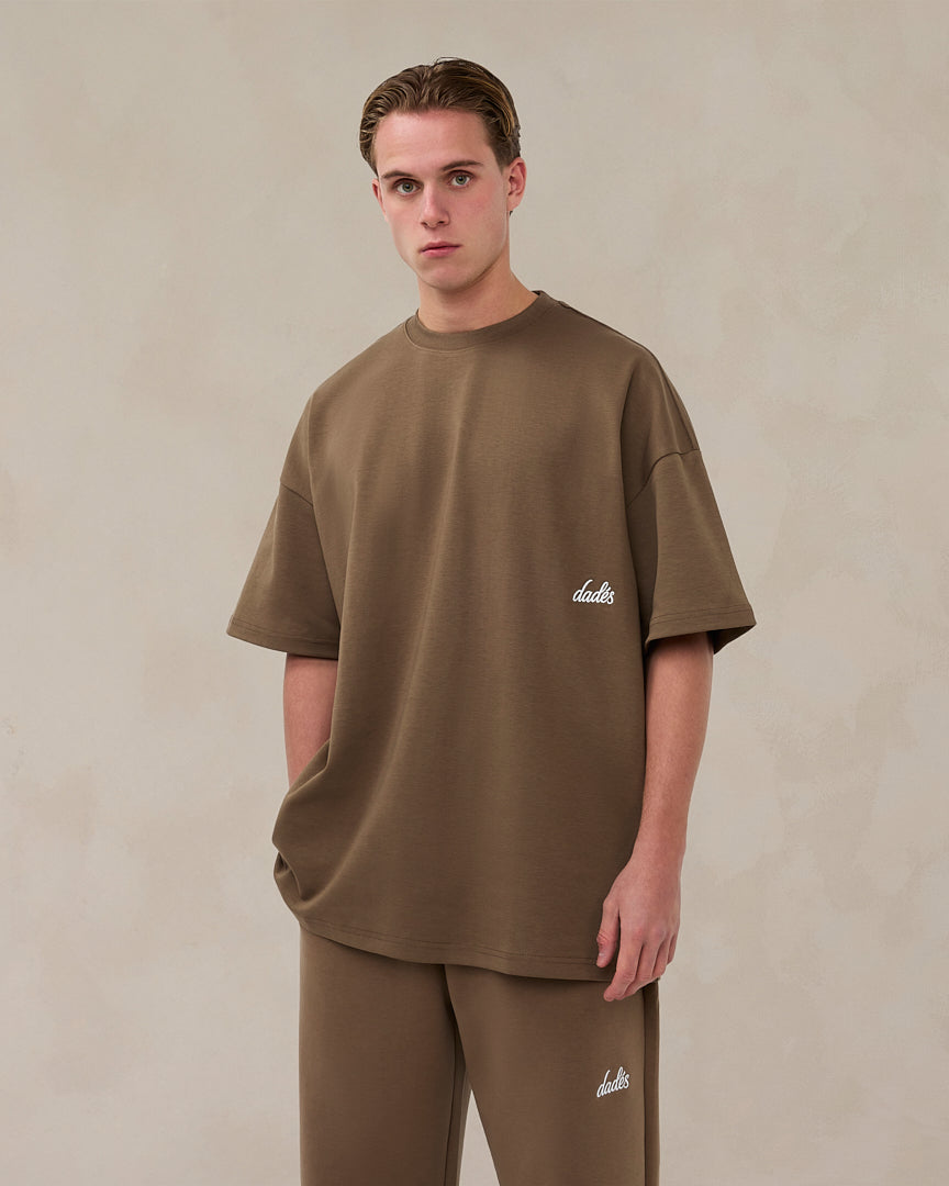 Signature Oversized T-Shirt Desert Taupe – Dadés Official