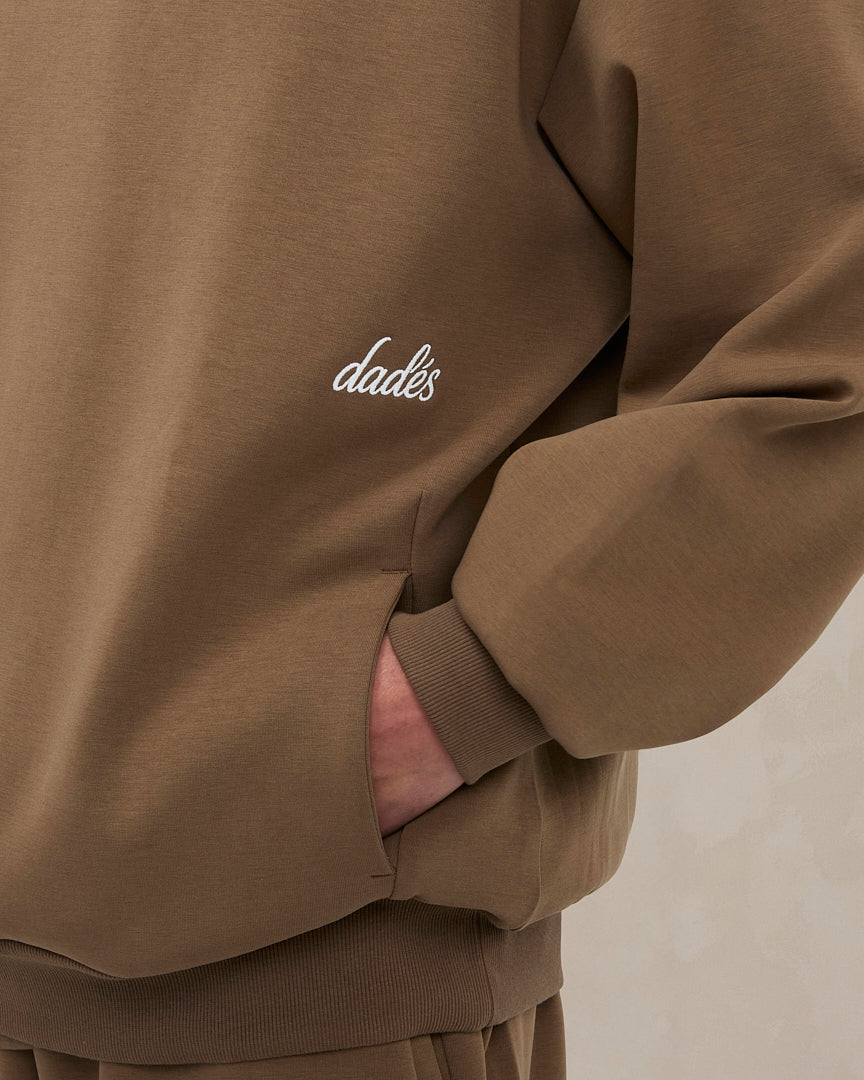 Signature Oversized Hoodie Desert Taupe