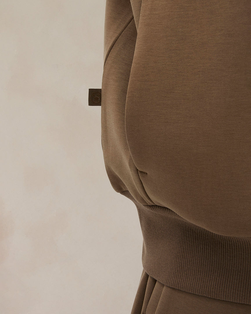 Signature Oversized Hoodie Desert Taupe