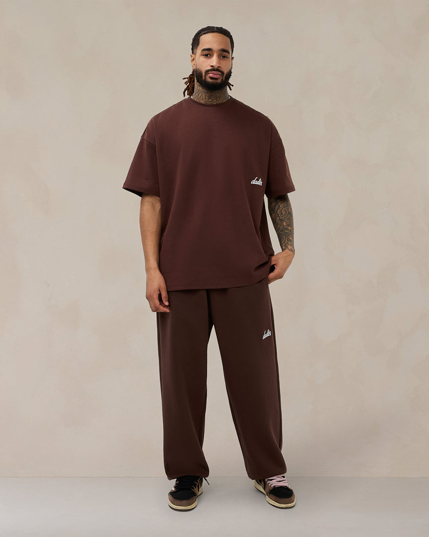 Signature Oversized T-Shirt Cocoa Brown