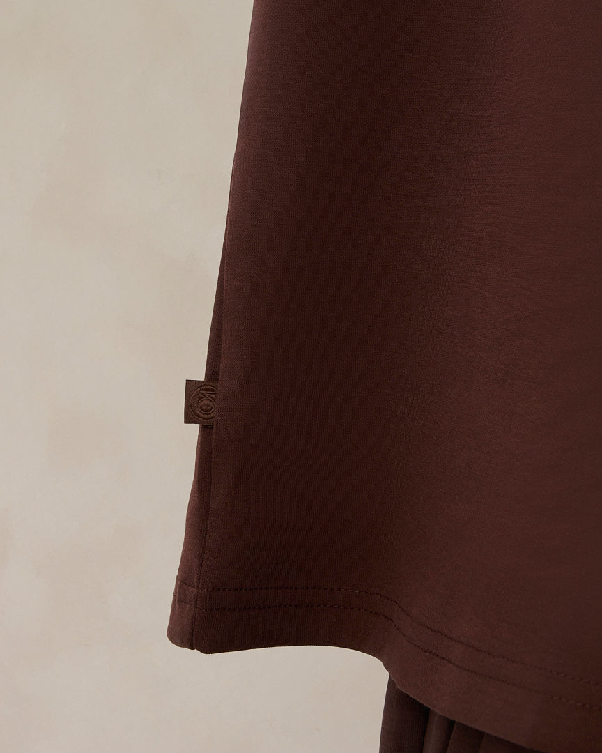 Signature Oversized T-Shirt Cocoa Brown