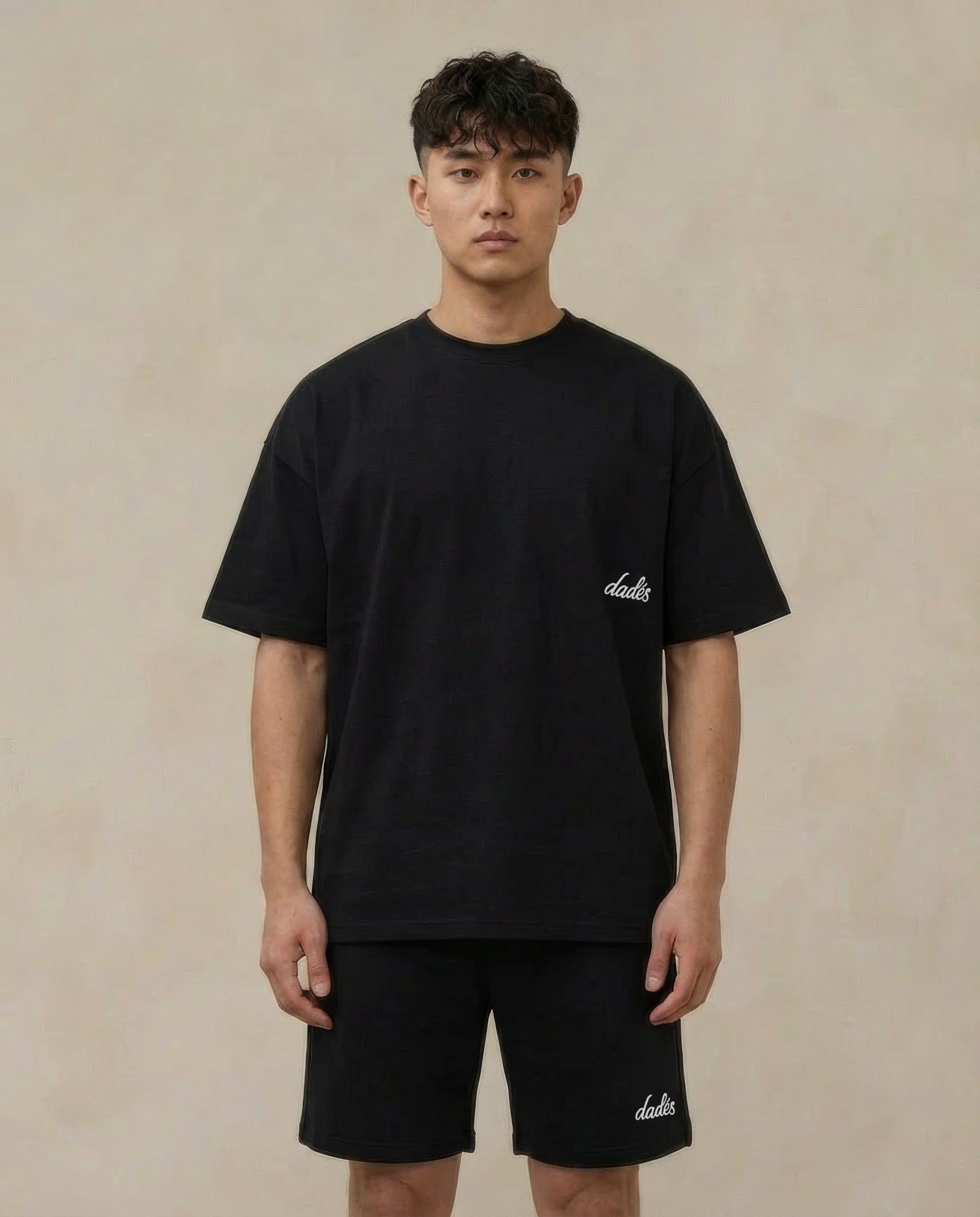 Signature Oversized Shorts Midnight Black