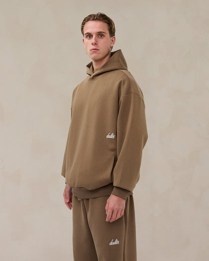 Signature Oversized Hoodie Desert Taupe