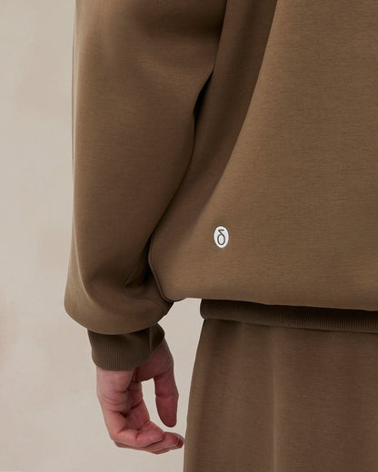 Signature Oversized Hoodie Desert Taupe
