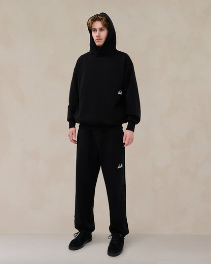 Signature Oversized Hoodie Midnight Black