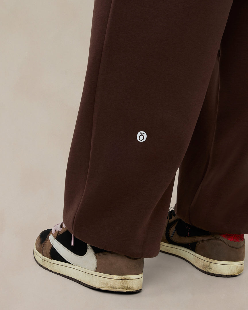 Signature Oversized Jogger Cacoa Brown