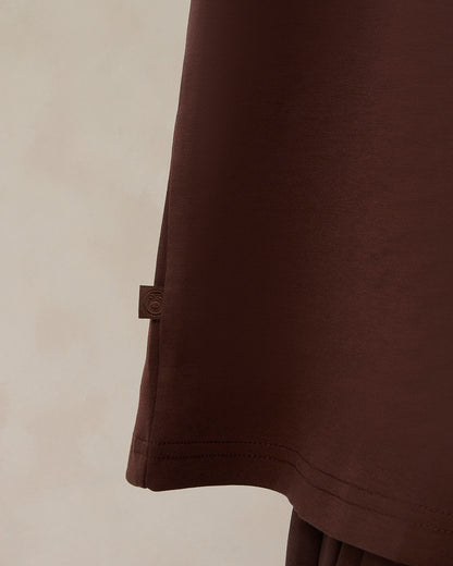 Signature Oversized T-Shirt Cocoa Brown
