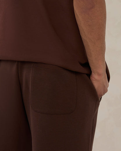 Signature Oversized Jogger Cacoa Brown