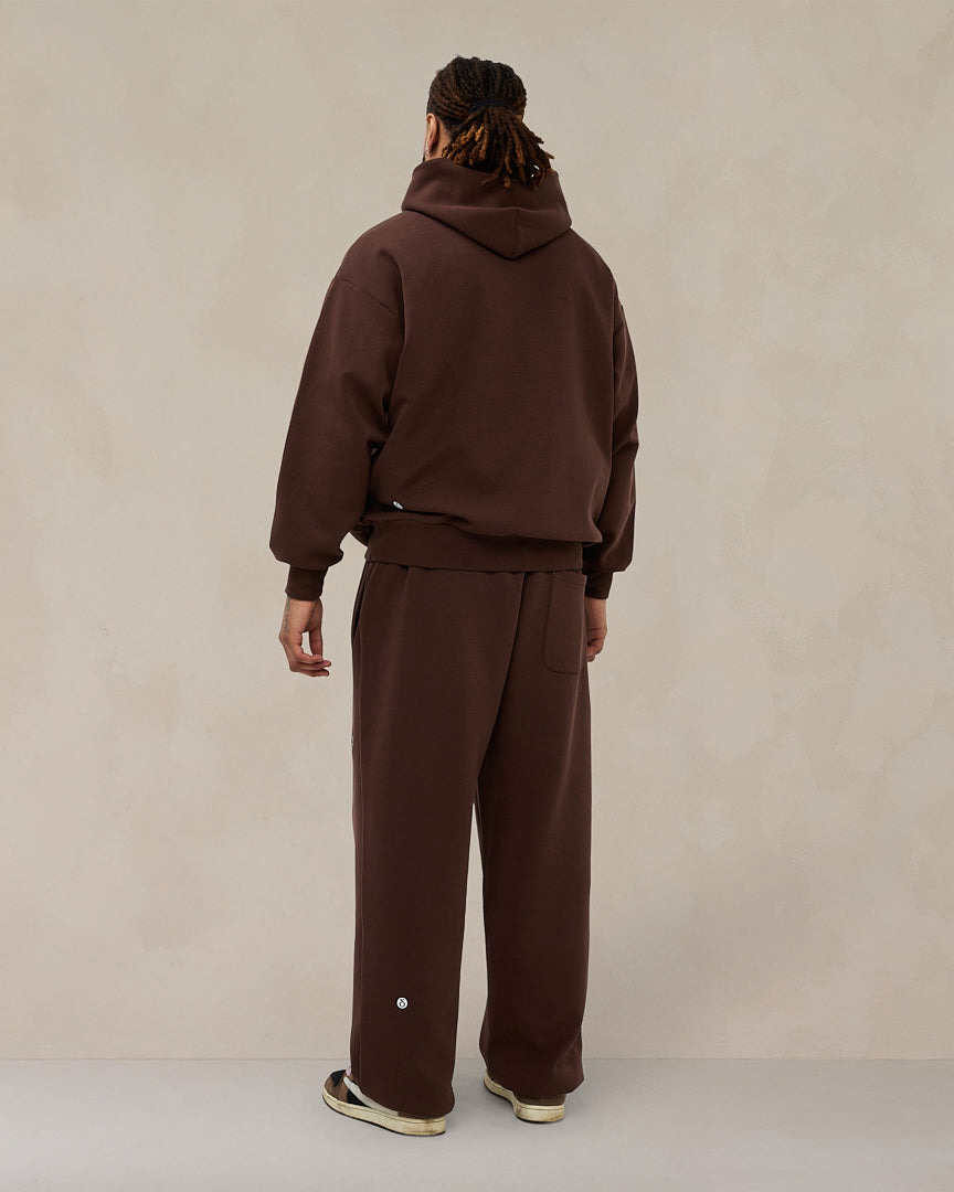 Signature Oversized Hoodie Cocoa Brown