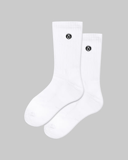 Depth Socks White