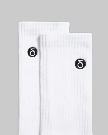 Depth Socks White