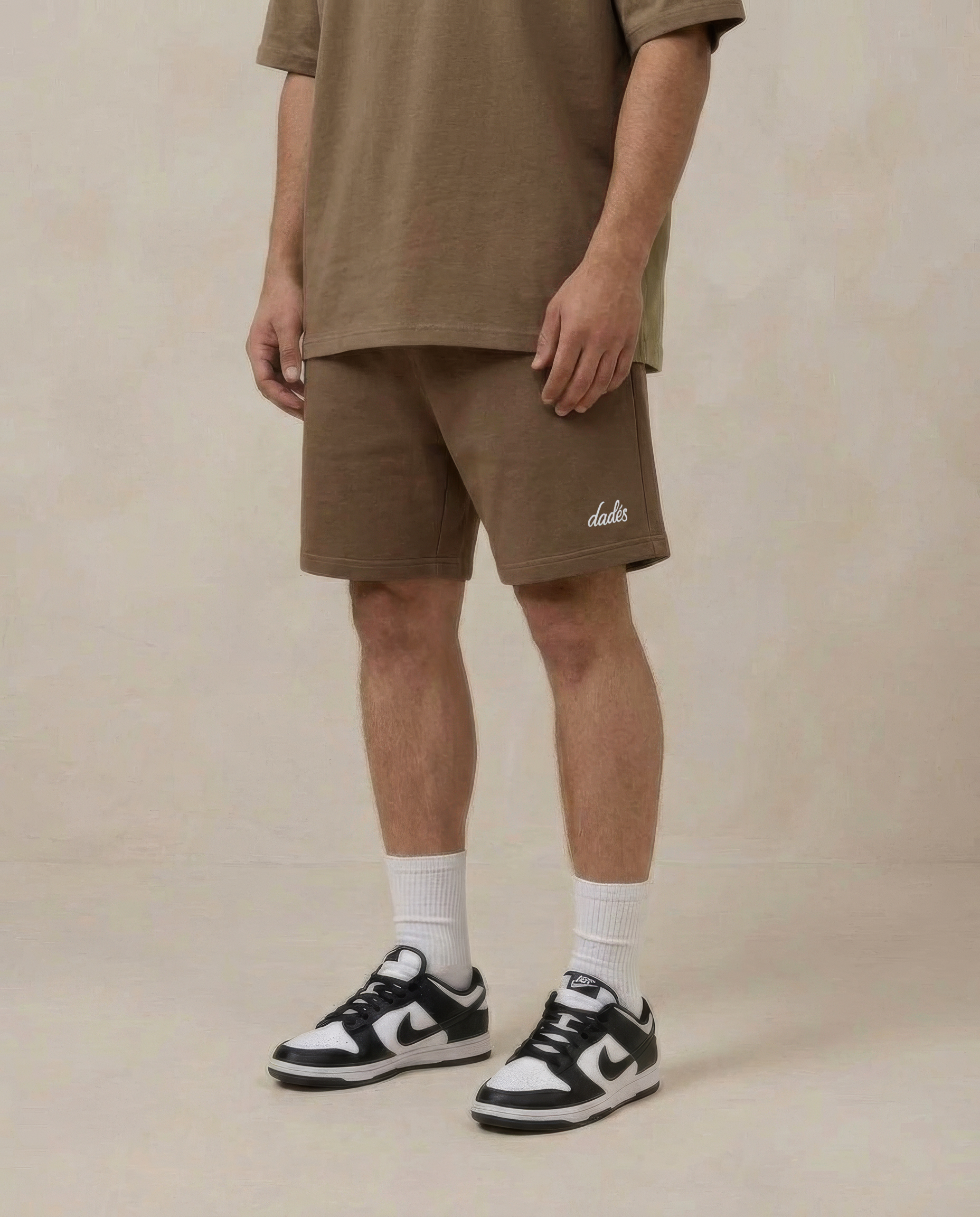 Signature Oversized Shorts Desert Taupe