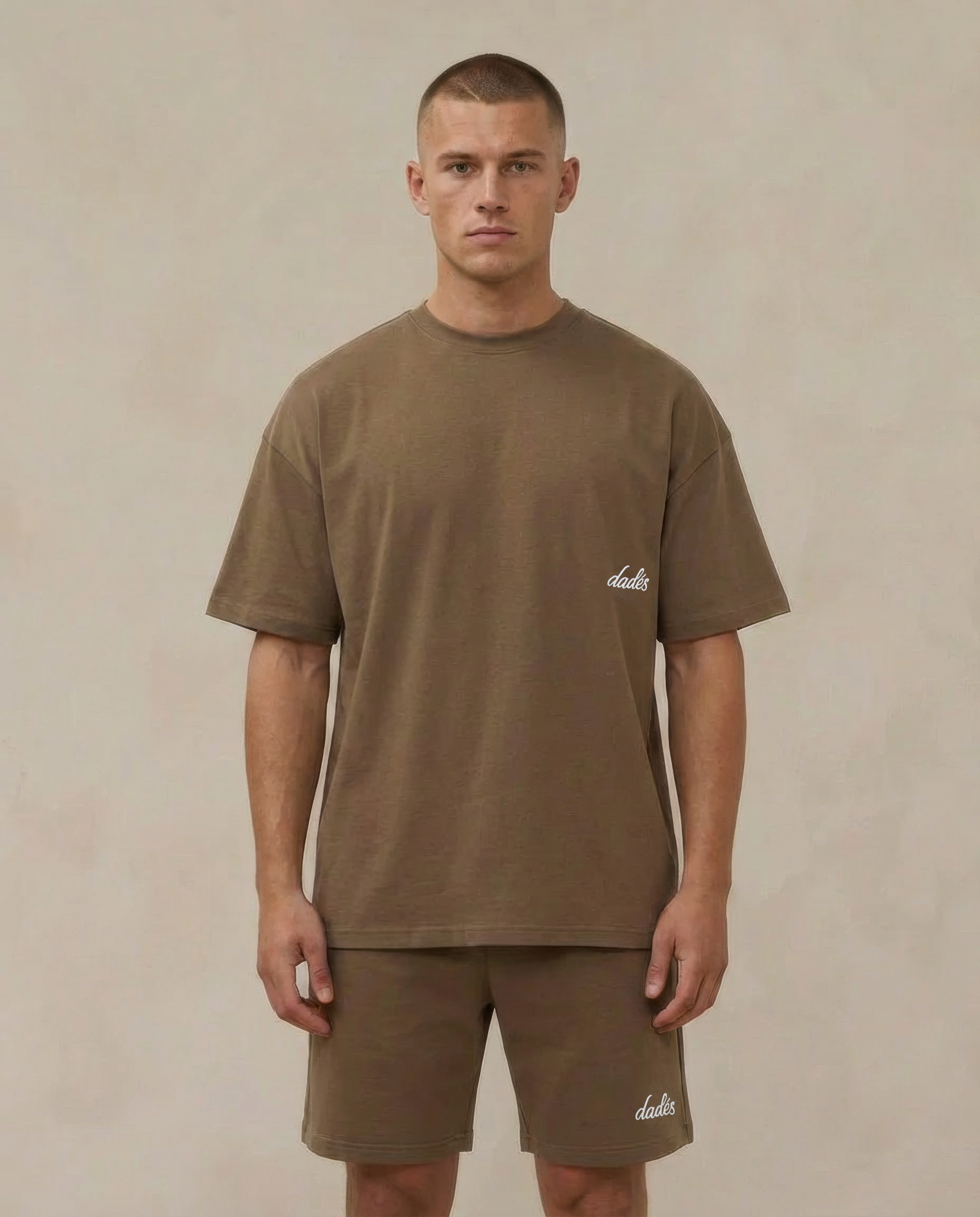 Signature Oversized Shorts Desert Taupe