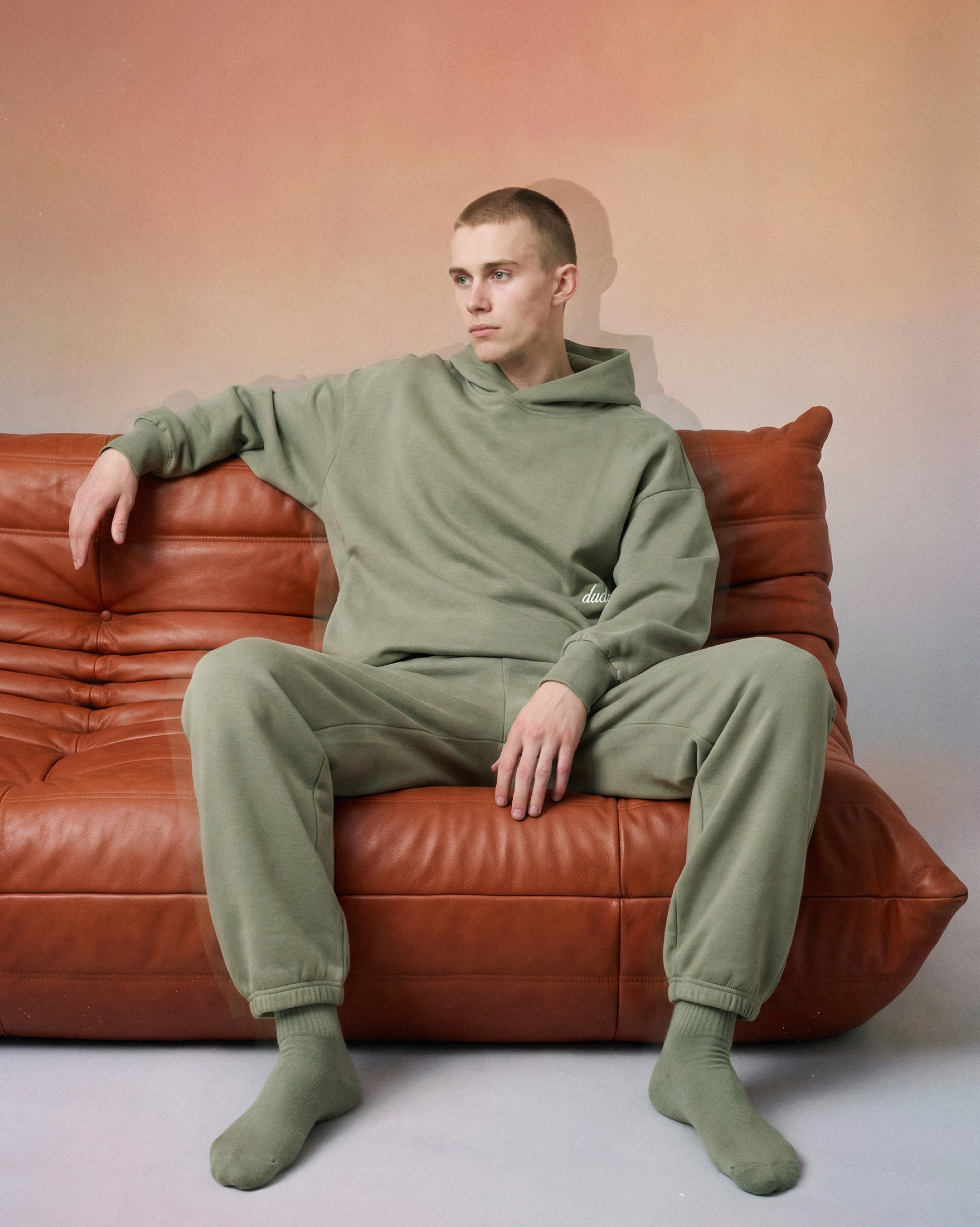 Signature Oversized Hoodie Soft Sage